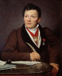 Porträt von Alexandre Lenoir (1761-1839), Archäologe und Kurator des Musée des Monuments français