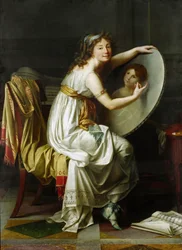 Porträt von Rose Adélaïde Ducreux, ca. 1800