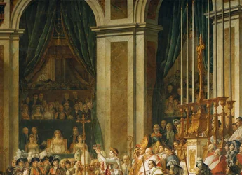 Krönung Napoleons in Notre-Dame …