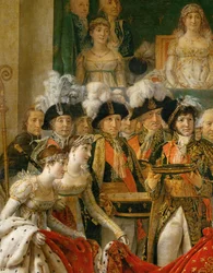 Krönung Napoleons in Notre-Dame …