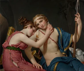 Der Abschied von Telemachus und Eucharis