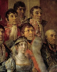 Die Zeremonie Napoleons (Detail)