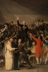 Der Ballhausschwur, 20. Juni 1789 (Detail)