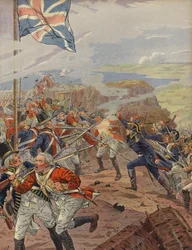 Napoleon Bonaparte führt den Angriff bei der Belagerung von Toulon an