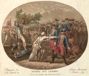 Tapferkeit der Pariser Frauen am 5. Oktober 1789: den Frauen gewidmet