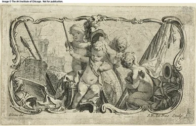 Putti im Krieg