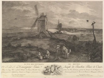 Zweite Ansicht der Umgebung von Brügge (IIe. Vue des environs de Bruges)