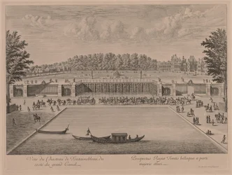Schloss Fontainebleau vom Grand Canal