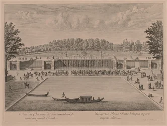 Schloss Fontainebleau vom Grand Canal