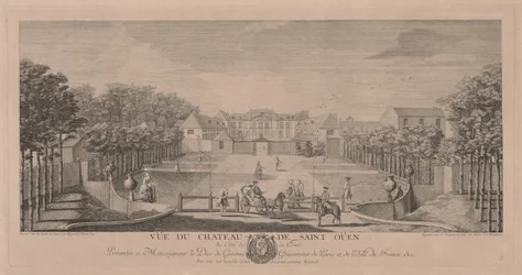 Schloss Saint Ouen vom Hof aus