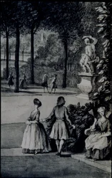 (Detail) Die Pappelallee, Lord Burlingtons Chiswick Villa