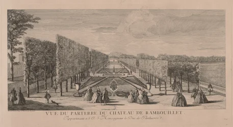 Blumengarten des Schlosses Rambouillet