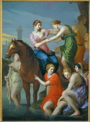Clelia überquert den Tiber