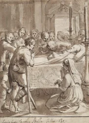 St. Philipp besucht ein Krankenhaus