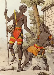 Mann und Frau von den Palau-Inseln, 1805