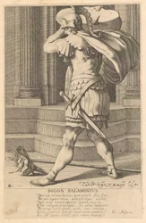 Solon Salaminius, Nr. 2 aus der Serie Die sieben Weisen von Griechenland