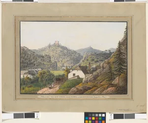 Das alte Schloss und der Tempel zu Liechtenstein