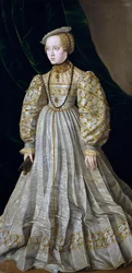 Porträt von Anna von Österreich (Öl auf Leinwand)