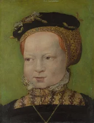 Porträt eines Mädchens, um 1545