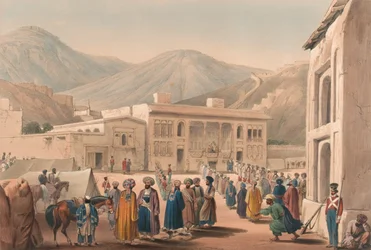 Der Durbar-Khaneh von Shah Shoojah-ool-Moolk in Kabul