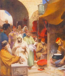 Heiliges Land: Eine orientalische Basarstraße