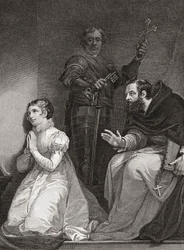 John Feckenham besucht Lady Jane Grey im Tower of London