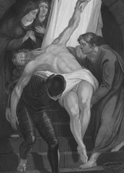 Die Grablegung Christi (Gravur)
