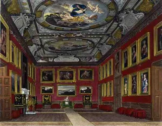 Königliches Staatsbettzimmer, Windsor Castle, aus 