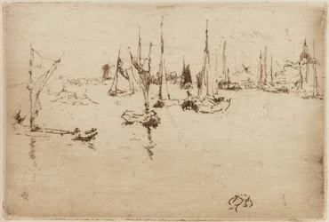 Lastkähne, Dordrecht, 1884