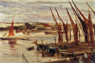 Battersea Reach, ca. 1863