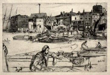 Black Lion Wharf, 1859