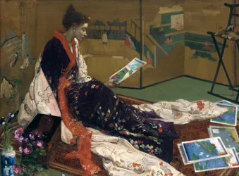 Caprice in Lila und Gold: Der goldene Schirm, 1864