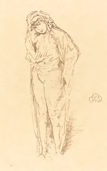 Gekleidete Figur, stehend, 1891