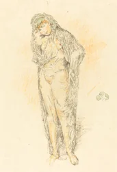 Gekleidete Figur, stehend