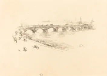 Abend, Little Waterloo Bridge, 1896
