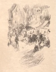 Jahrmarkt, Lyme-Regis, 1895