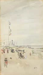 Grau und Perle: Bankfeiertagsbanner, 1883-84