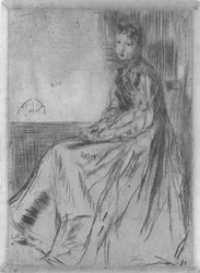 Maude, sitzend, 1873