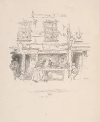 Maunders Fischladen, Chelsea, 1890