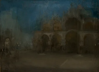 Nocturne, Blau und Gold - St. Markus, Venedig