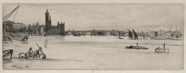 Alte Westminster-Brücke, 1859