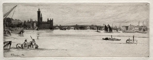Alte Westminster-Brücke, 1871