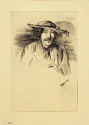 Porträt von Whistler, 1859