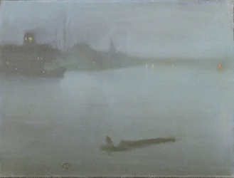 Thames - Nocturne in Blau und Silber, ca. 1872/8