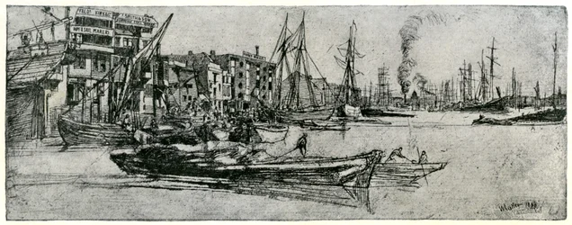 Thames Lagerhaus, 19. Jahrhundert 1904