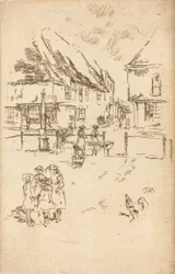 Der Hahn und die Pumpe, um 1887