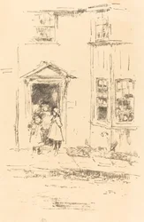 Die kleine Tür, Lyme Regis, 1895