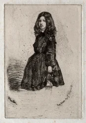 Zwölf Radierungen aus der Natur: Annie, 1858