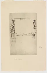Unter der alten Battersea-Brücke, 1879