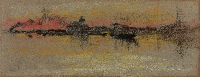 Venedig: Sonnenaufgang auf der Rialto, 1880